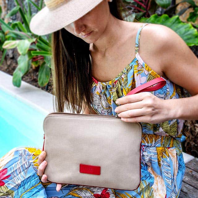 Clutch de noche en tela - LO